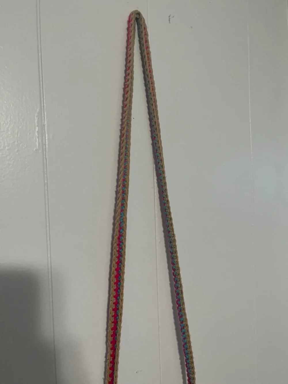 Handcrafted Multicolor Crochet Shoulder Bag - Brown and Floral Accents - Picture 4 of 6